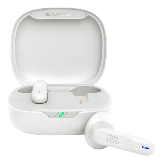 Auriculares Inalámbricos In-ear Jbl Wave Flex Tws Blanco