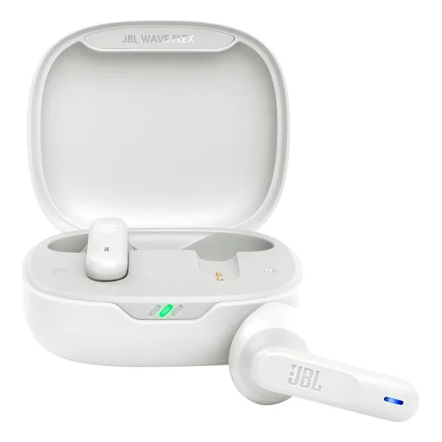 Auriculares Inalámbricos In-ear Jbl Wave Flex Tws Blanco
