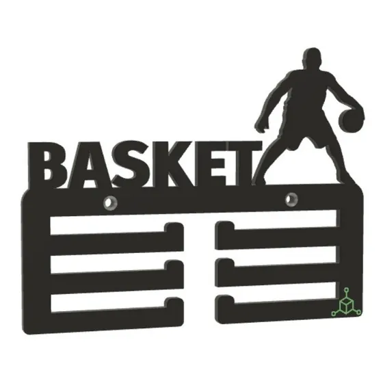 Medallero Basket Soporte Para Medallas De Básquetbol