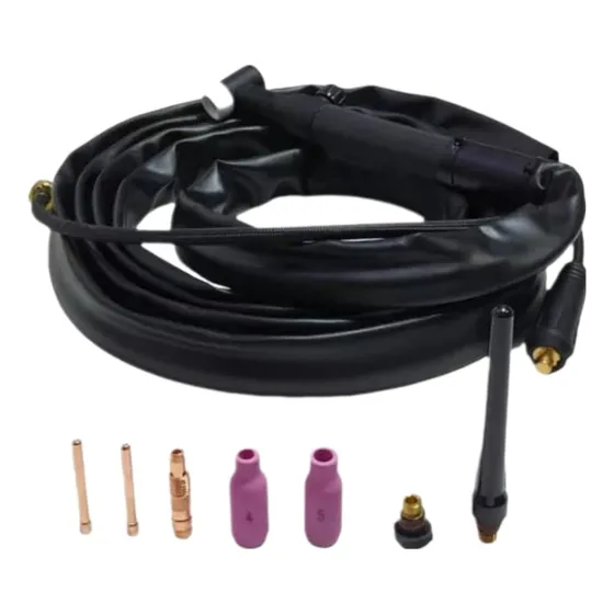 Antorcha Tig Rigida 200 Amp Y Kit De Consumibles Marca Muzin