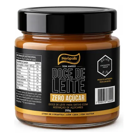Doce De Leite Zero Açúcar 200g