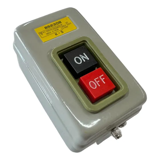 Botonera Pulsador Metal Sobrepuesta Partir / Parar 3p 3.7kw