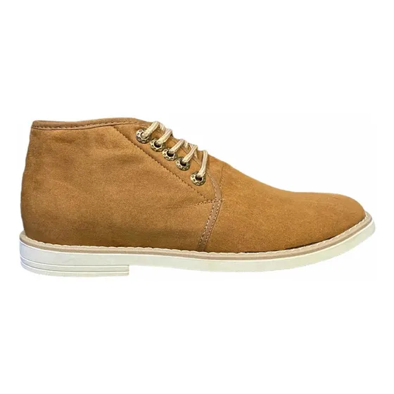 Botines Casuales Comodos Para Hombre Color Miel Qf 08