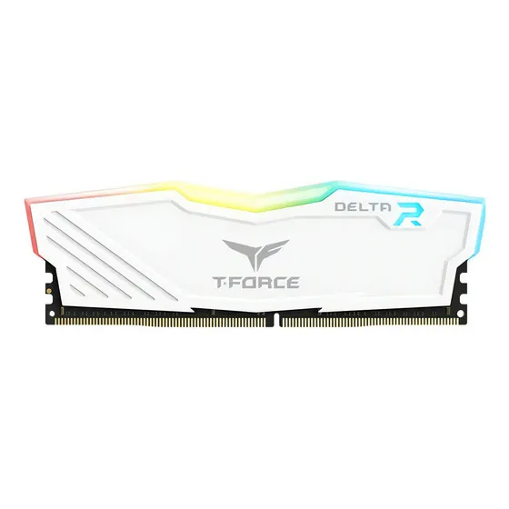 Memoria Ram Ddr4 Teamgroup Delta Rgb 8gb 3200 Mhz Blanco