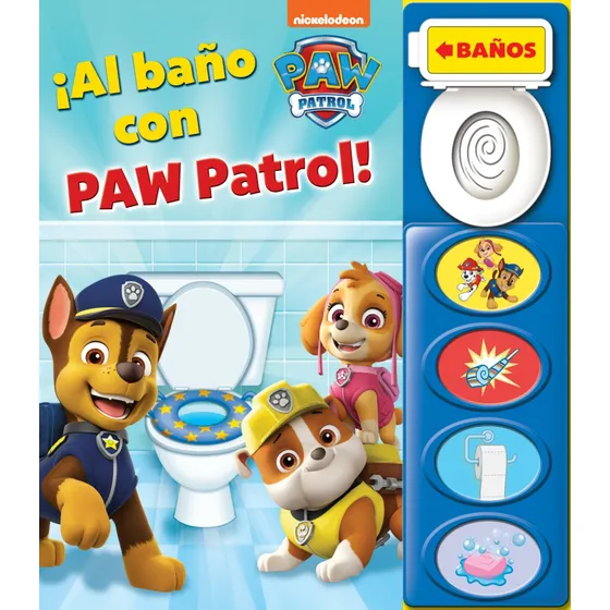 Al Baño Con Paw Patrol, de Varios. Nickelodeon Paw Patrol Editorial Phoenix international, tapa dura en español, 2024