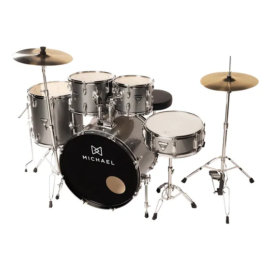 Bateria Acústica Michael Trinity Dmt222 Gy