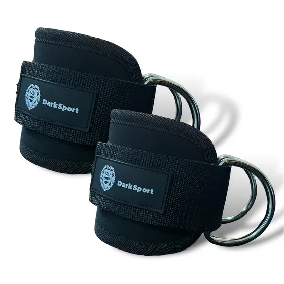Ankle Par Correas Arnes Tobillos Polea Gym Straps Darksport