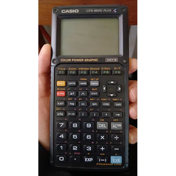 Calculadora Casio Grafica Color Cfx-9850g Negro