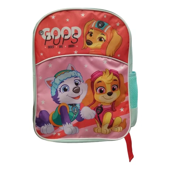 Mochila Infantil Paw Patrol Tafeta 35x26x10 Escolar Perro