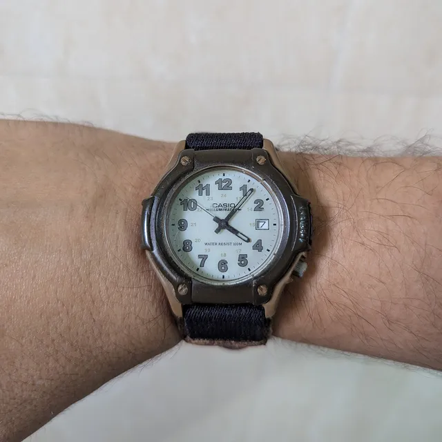 Reloj Casio Forester Ft-500 Original Usado En Buen Estado