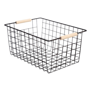 Cesto Organizador Multiuso Aramado Grande Com Alça De 31cm Cesto Organizador Multiuso Aramado Grande Com Alça De 31cm