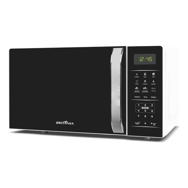 Micro-ondas Britânia Bmo23 De Bancada 20l Preto Micro-ondas Britânia Bmo23 De Bancada 20l Preto