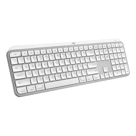 Teclado Sem Fio Logitech Mx Keys S Para Mac - Cinza Pálido
