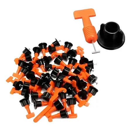 Nivelador Espaçador Reutilizável Piso Porcelanato 2.0mm Laranja