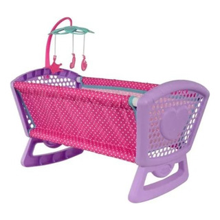Cuna Mecedora Para Muñecas Prinsel Con Móvil Resistente Cuna Mecedora Para Muñecas Prinsel Con Móvil Resistente