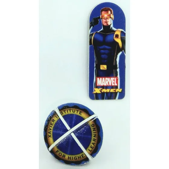 Tazo Montave Tech X Men 3d Ciclope Arremessa Bola Elma Marve