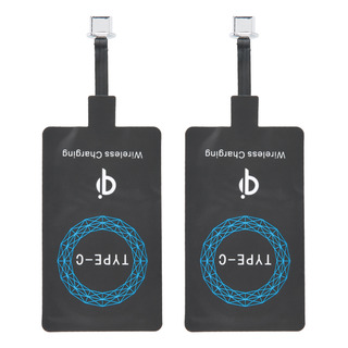 Cargador Inalámbrico Celulares Tipo C Receptor 2 Piezas Cargador Inalámbrico Celulares Tipo C Receptor 2 Piezas