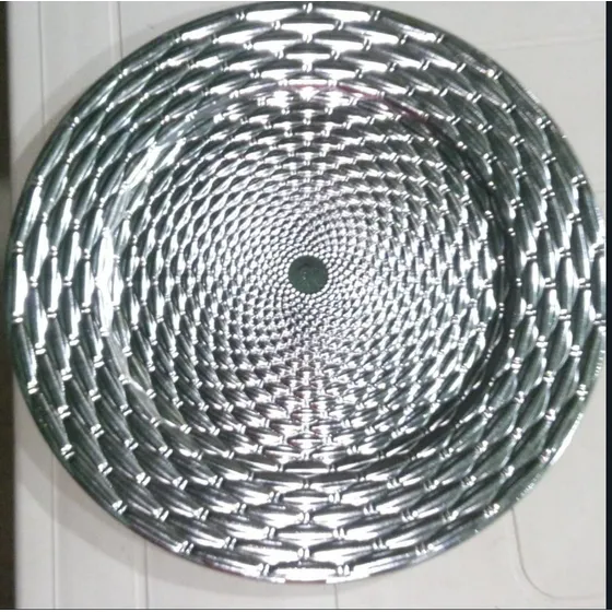 Plato De Carga Plasticos Delux Para Fiestas Bodas  X 6 Und