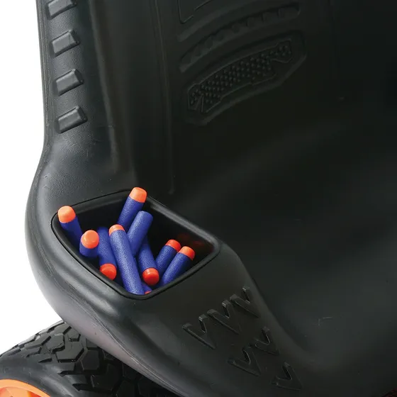Hauck Nerf Battle Racer Pedal Go Kart, Naranja/gris/negro