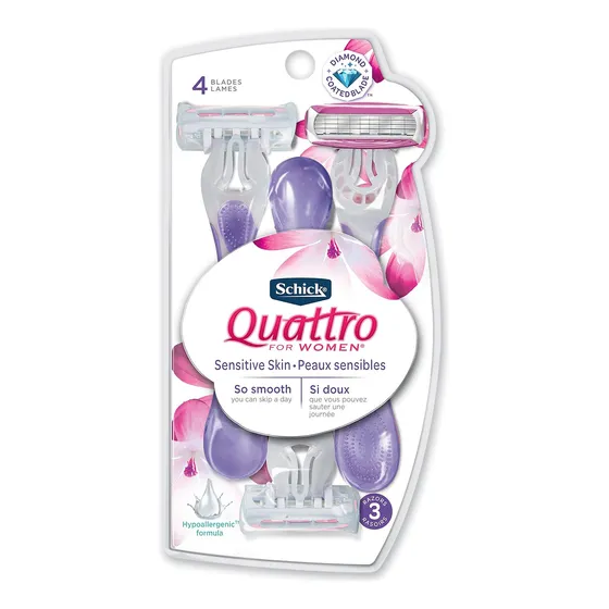 Afeitadoras Desechables Piel Sensible Para Mujer Schick