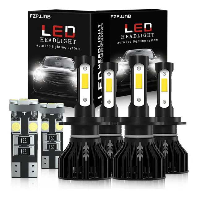 Bombillas Led H7 36 W 501 Compatibles Con Gcd Para Faros Vw 