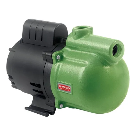 Bomba Autoaspirante Monofásica Schneider 1/2cv Asp-98 Cor Verde Frequência 60 Hz 127V