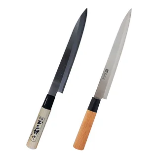 Kit 2 Faca Sushi Profissional Kataoka E Prime Aço Inox Japão Kit 2 Faca Sushi Profissional Kataoka E Prime Aço Inox Japão