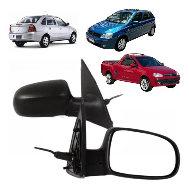 Par Retrovisor Corsa Joy Maxx Montana 2002 A 2012 C/controle