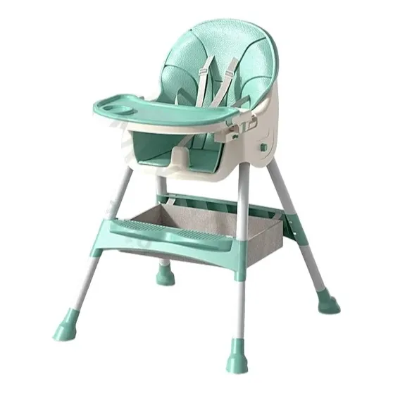 Silla De Bebe Para Comer Multiuso Plegable 2 En 1