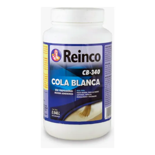 Pega O Cola Blanca 1/4 Galon Marca Reinco