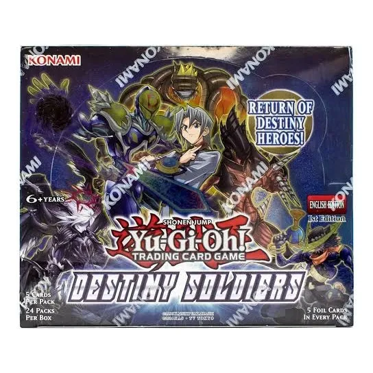 Yugioh Destiny Soldiers Booster Box Display Inglés 24 Booste