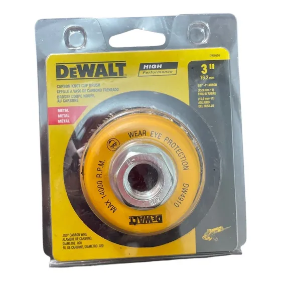 Cepillo D/copa Entrochado Acero 3 X5/8  Dewalt