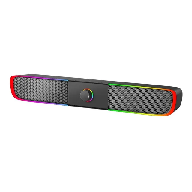 Parlante Gamer Xtrike Me Para Pc Rgb 3.5mm Usb Alta Calidad