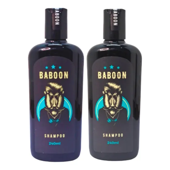 Kit 2 Shampoo Mentolado Baboon 240 Ml