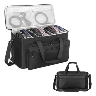 Case Para Cables Dj Estuche Funda Bolsa Grande 8 Divisiones Case Para Cables Dj Estuche Funda Bolsa Grande 8 Divisiones