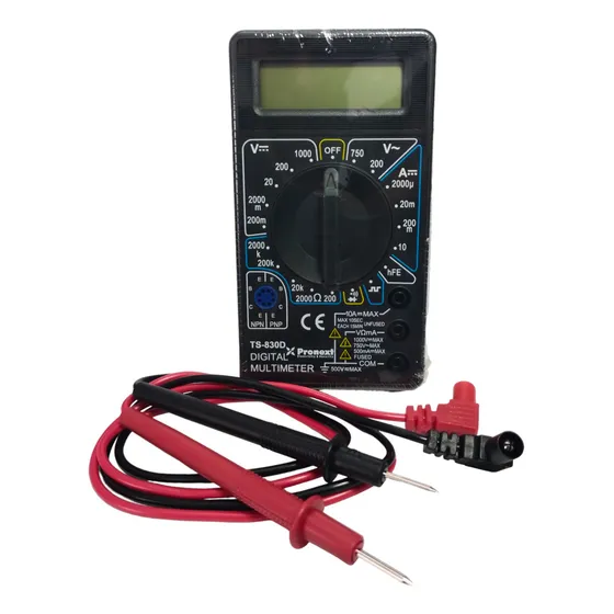 Tester Multimetro Digital Con Buzzer Escuela Electronica