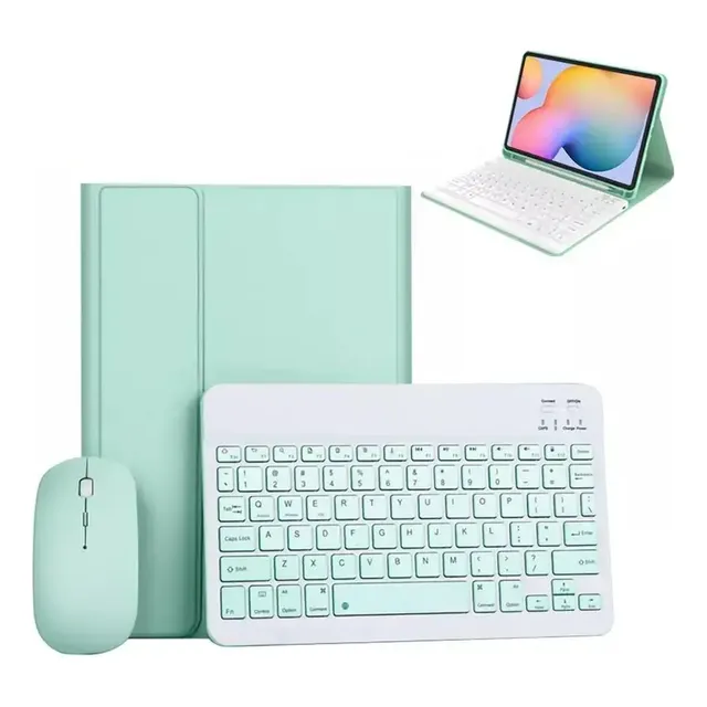 Carcasa Soft Con Teclado Español Para iPad Air 10.9 5 Gen