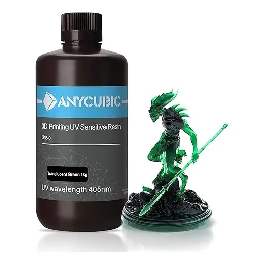 Anycubic Resina Para Impresora 3d Sla 405nm De Curado Uv 1kg