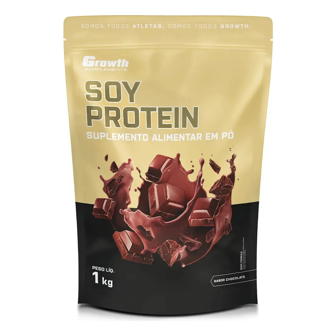 Proteína Isolada de Soja - - Sabor Chocolate - 1 kg