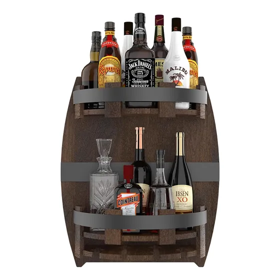 Estante De Madera Vino, Estante De Vino Clásico Montad...