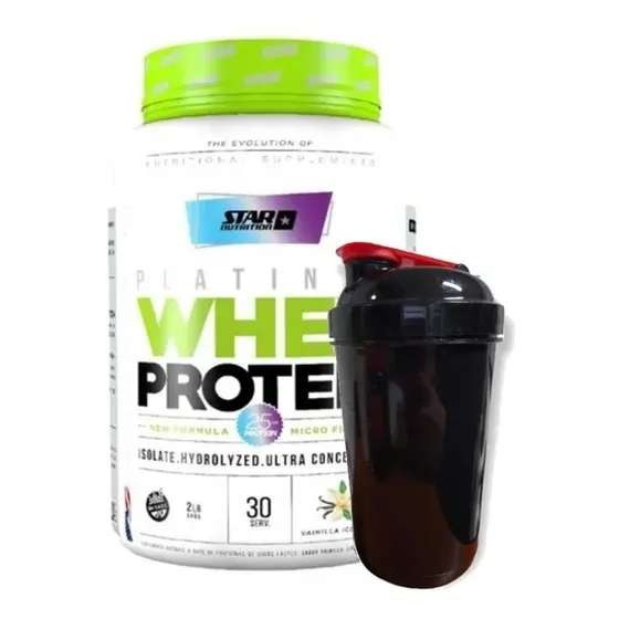 Proteina Star Nutrition 1kg Premium Whey + Shaker Gratis!