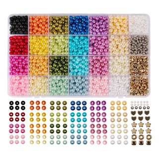 1065 Piezas De Cuentas Redondas Para Hacer Joyas Con Clip 1065 Piezas De Cuentas Redondas Para Hacer Joyas Con Clip