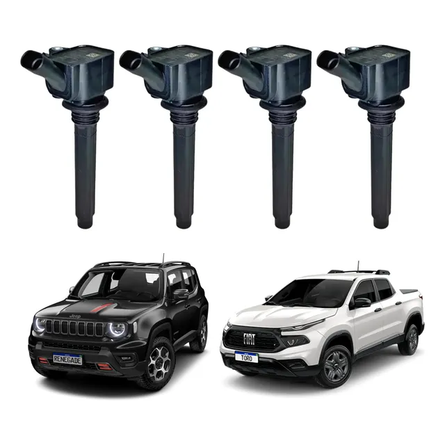 4 Bobinas Ignição Toro Renegade Compass Flex Original Mopar