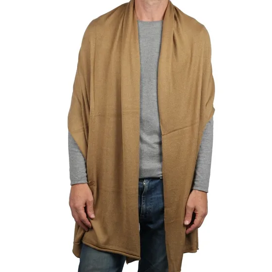 Pashmina Chalina Ruana Hilo Hombre Amplio Semiabrigado