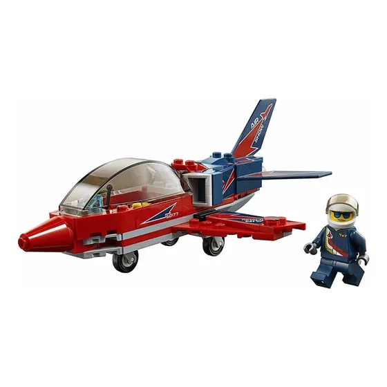 Set de construcción Lego City Airshow jet 87 piezas en caja