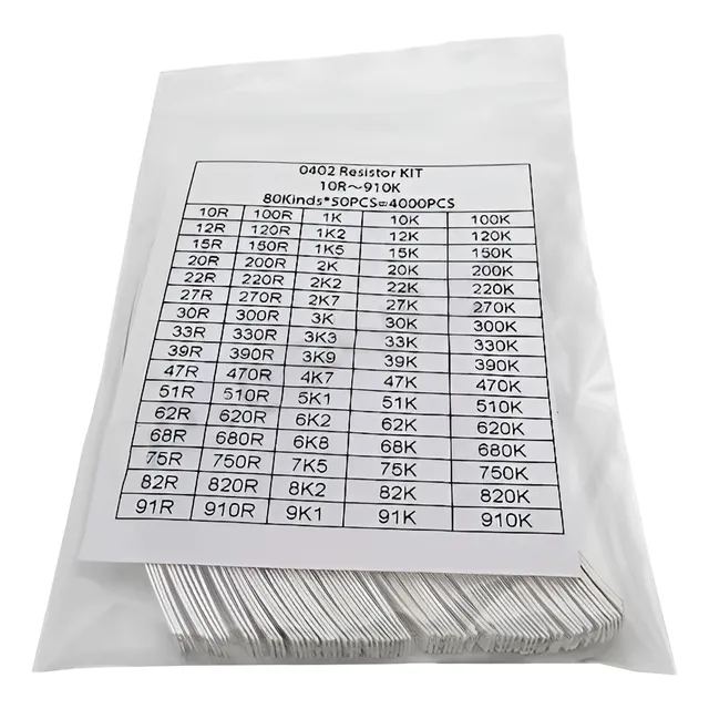 Kit De Resistencia Smd 0402 4000 Unidades