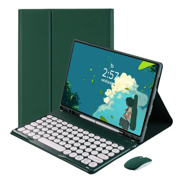 Funda+teclado Con Ñ+ratón Para Galaxy Tab S9 Fe 11 Ñ
