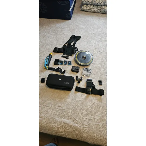 Gopro Hero9+acessorios (domo) + Card128gb + 2 Baterias Extra Preto