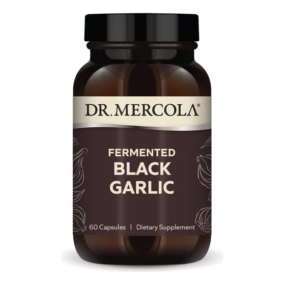 Suplemento Dr. Mercola De Ajo Negro Fermentado 60 Cápsulas