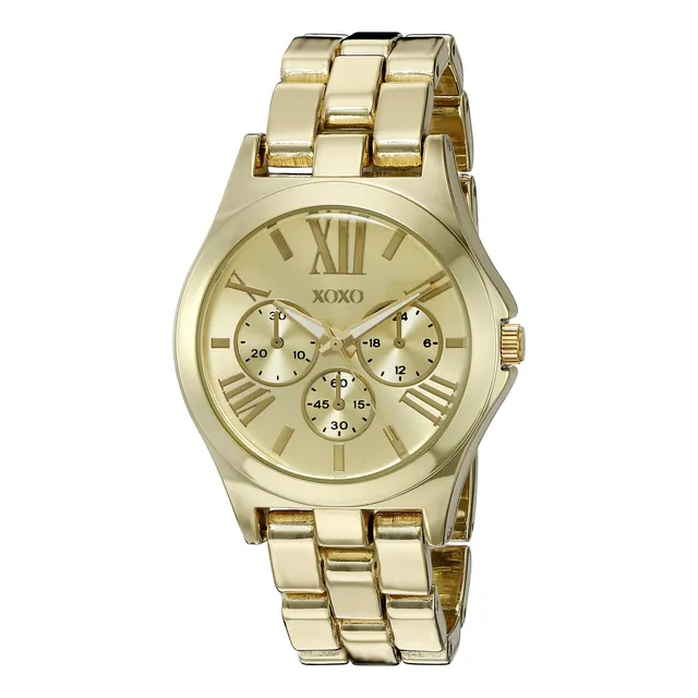 Xoxo Reloj Analógico Dorado Para Mujer